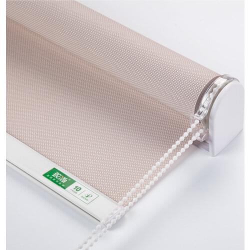 Popular Daylight Fabric Manual Roller Shades for Office Kitchen Bed Room Solid Color Blackout Roller Shutters Customized Size