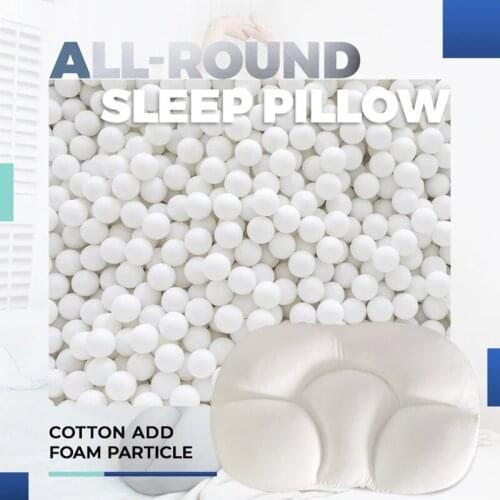 All-round Sleep Pillow All-round Clouds Pillow Nursing Pillow Sleeping Memory Foam Egg Shaped Pillows JAN88