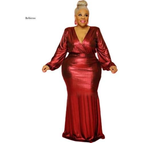 Womens Dresses Party Birthday Formal Long Sleeve Maxi Dress Plus Size Clothing High Waisted Vintage Dress Plus Size