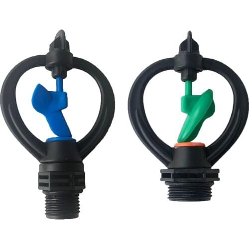 2Pcs 1/2'' 3/4'' Male Thread Garden Watering Sprinkler Lawn Irrigation System 360 Degree Rotating Nozzle