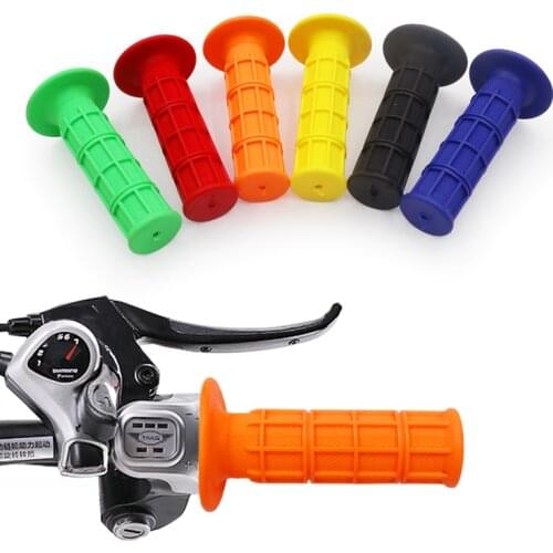 22mm 7/8" Rubber Handle Bar Hand Grips Dirt Bike Motocross Motorcycle