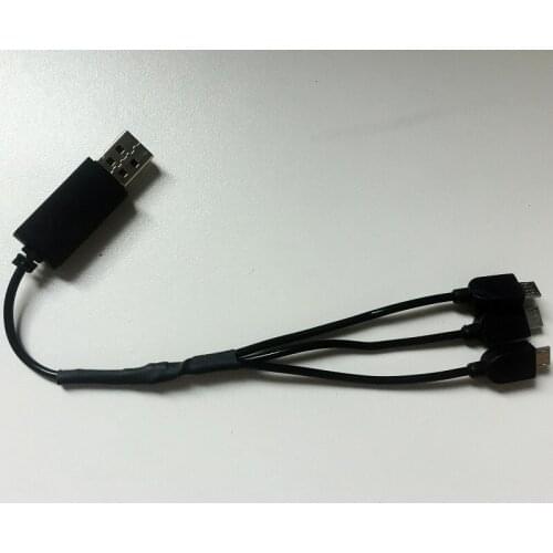 3 in 1 USB Cable Charger For VISUO XS809HW XS809W XS809 Angle Camera Selfie Foldable RC Quadcopter Drone
