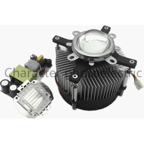 50W LED 50 Watt 365-370nm UV Ultra Violet High power LED +50W AC85-265V driver +heatsink lens Kit