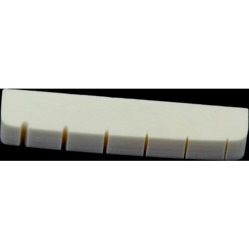 6x 43mm Bridge Buffalo Bone Nut for Guitar Musical Accessory Replacement Kit