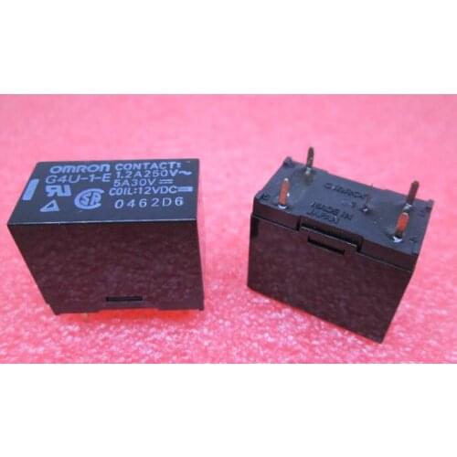 HOT NEW relay G4U-1-E-12VDC G4U-1-E G4U-1 G4U1E-12VDC G4U1E12VDC 12VDC DC12V 12V DIP5 10pcs/lot