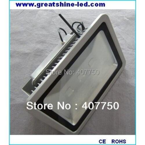 IP65 waterproof RF wireless control rgb 200w led flood light control range 100m used for docks and ports