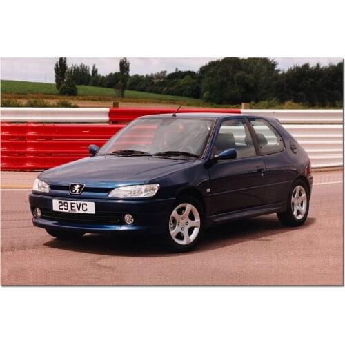 1997 Peugeot 306 GTi 6 Car Picture Wall Art Posters and Prints Modern Canvas Painting for Living Room Decor