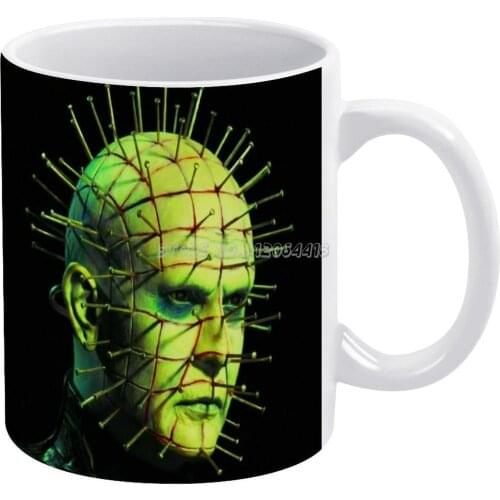 Pinhead Coffee Mugs 330ml Creative Travel Mug and Cup Office Drinkware Mugs Tazza Movie Puzzle Cenobite Hell Hellraiser Horror U