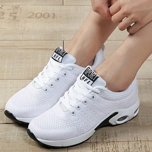 Mens Flying weaving Casual Shoes Air Cushion Couple Fashion Sneakers Unisex Comfortable Mesh ventilation Travel shoes D7-10