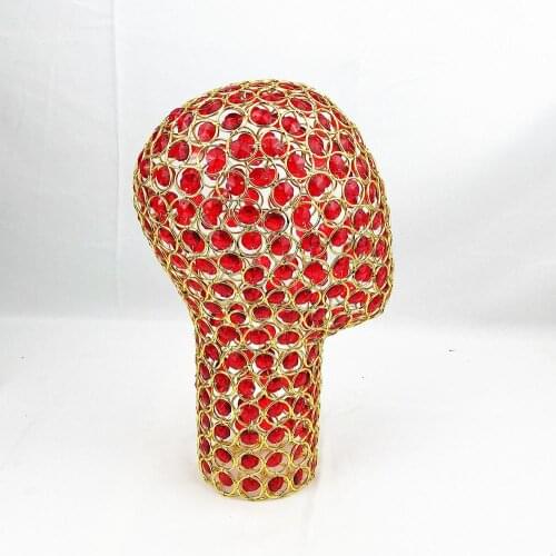 Metal Iron Female Mannequin Head For Hat and Wig Display