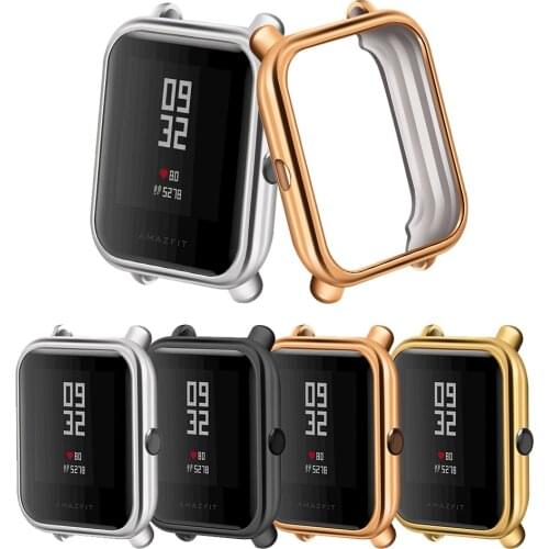 Suitable For Huami Amazfit Bip/bip Lite Smart Watch TPU Metal Vacuum Plating Protective Case