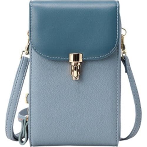 Mini Crossbody Shoulder Bags Women Fashion PU Leather Cell Phone Pocket Card Purse Ladies Small Bag Female Messenger Phone Purse