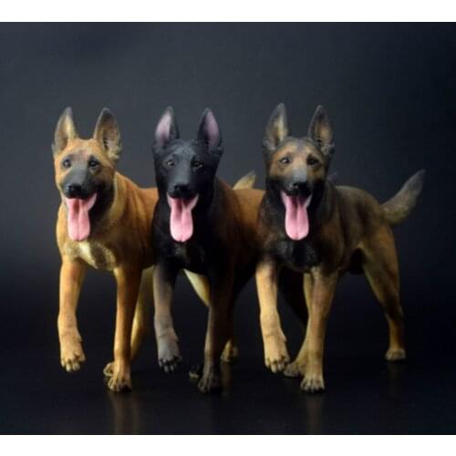 Mr.Z 1/6 Scale Simulation Animal police dog Pet Malinois dog Model Toy Model Doll F 12" Action Figure Scene Car Decoration