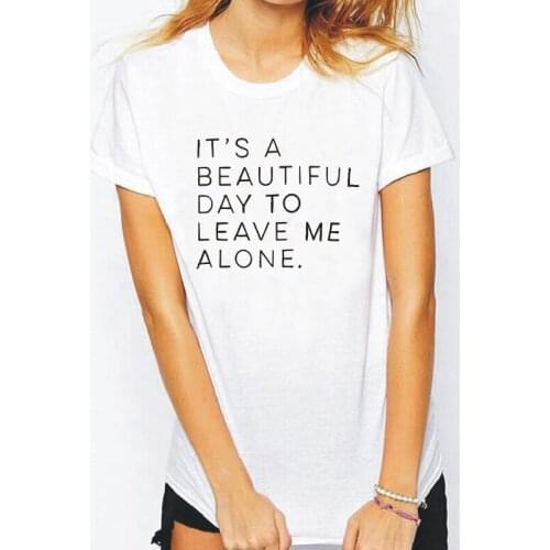 Fashion letter printing T-shirt women clothes casual Harajuku cotton tees summer friends party tops plus size 0-neck T shirts