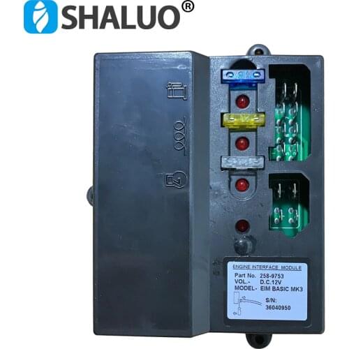 Engine interface module EIM BASIC MK3 258-9753 speed controller diesel generator engine motor charge regulator 258-9755