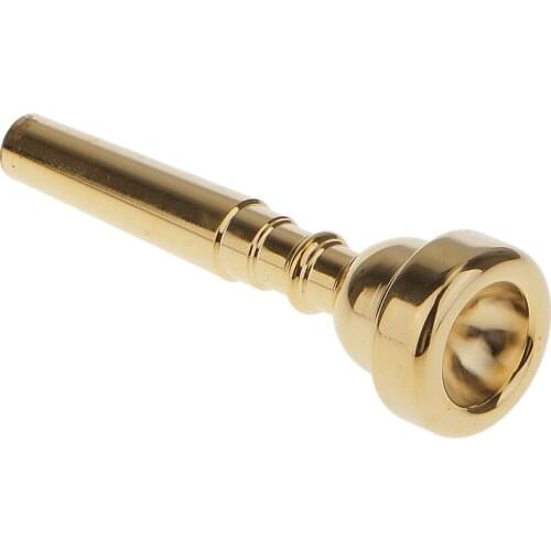 Trumpet Mouthpiece 7C Spare Part Golden Plating Brand New And High Quality