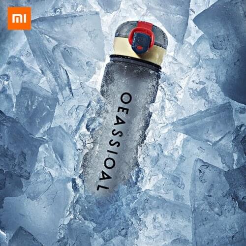 2021 xiaomi youpin summer new Bicycle Water Bottle transparent water cup plastic water bottle student sports fitness water cup