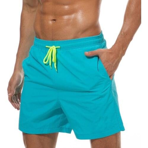 ESCATCH Boardshorts Men Beach Board Shorts Quick Dry Swimming Short Swimwear Man Bermudas Surfing Swim Wear Mesh Liner Lining