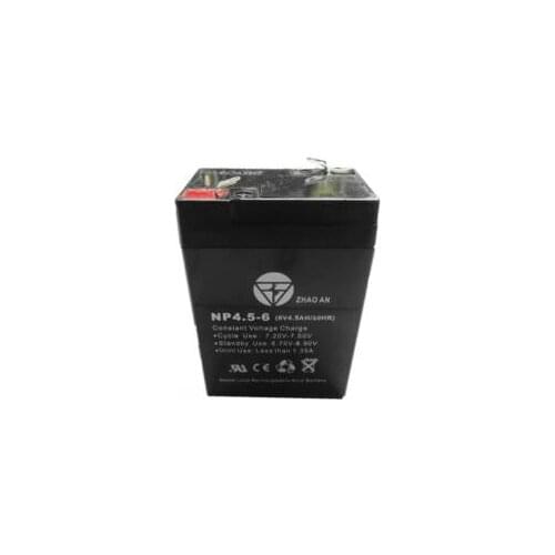 Free ship 6V 4.5AH lead acid battery vrla rechargeable battery children car battery
