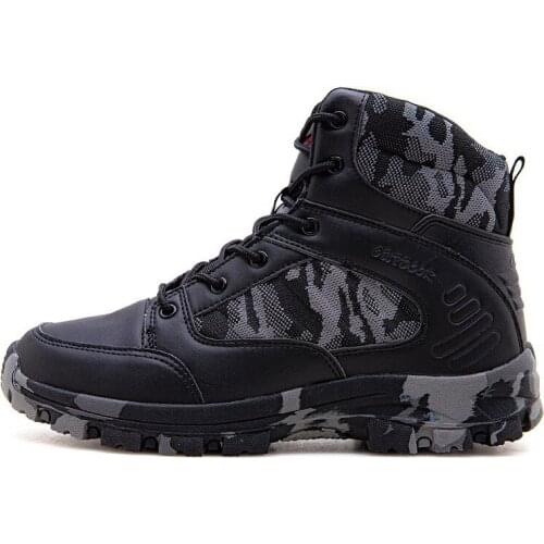 Tactical Military Combat Boots Men Suede Leather US Army Hunting Trekking Camping Mountaineering Winter Work Shoes Boats 899