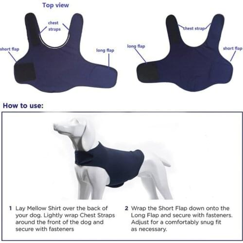 Pet Dog Appease Clothes Anti Anxiety Puppy Jacket Vest Stress Relief Calming Dogs Clothing Soft Pets Coat