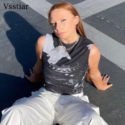 Vsstiar Women's Transparent Tank Tops