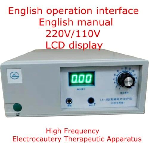New LK-3 LCD High Frequency Electrocautery Therapeutic Apparatus Cosmetic Surgery Electric Knife Electrocoagulation Hemostat