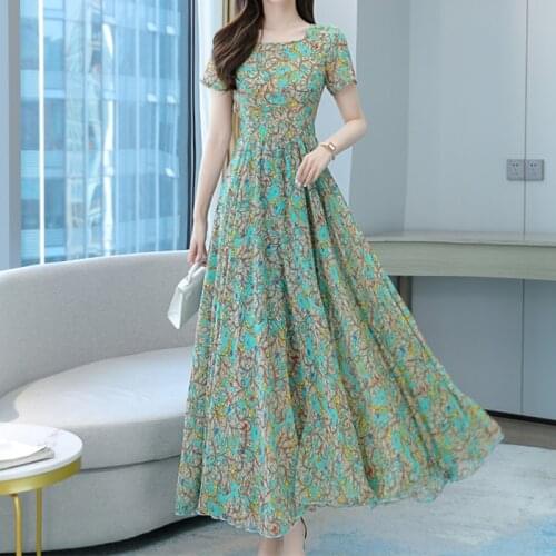 Летние платья с принтом YIHERMI China At AliExpress