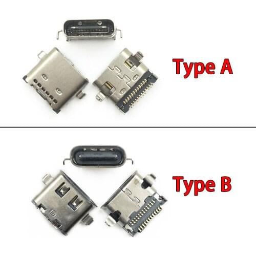50PCS USB Type-c Charging Port USB 3.1 Power Female Socket Connector USB-C Jack For Lenovo T480 T580 L480 L580 L490