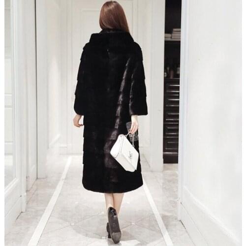 Women winter jacket clothes 2019 festival real fur parka rabbit fur coat clothing tbsr703