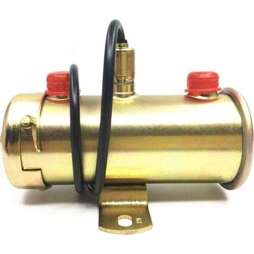 1pc Brand-New & High Quality Full Brass Tubing 3/8 Facet Red Top Universal Electric Fuel Pumps 476087E For Sale