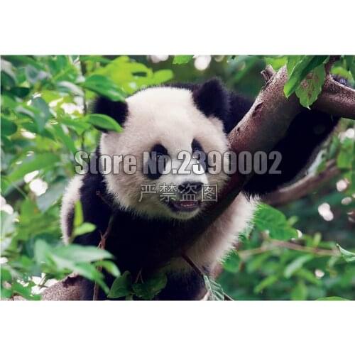 5D Diy Diamond Painting Young Giant Panda Cross Stitch Embroidery Wall Sticker Diamond Mosaic animals Painting Crafts Rhinestone
