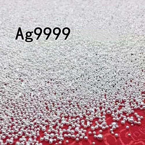 9999 Silver raw material particles Silver beads/silver balls