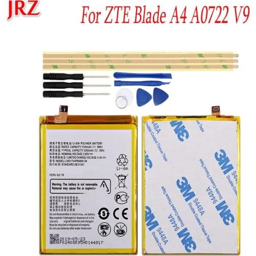 3100mAh Li3931T44P8h806139 Battery Batterij Phone High Quality Replacement Batteria Batterie For ZTE Blade A4 A0722 V9+Tools