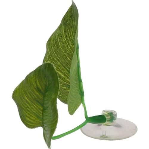 Aquarium Accessories Artificial Plant Leaf Hammock Fish Tropical Saltwater Fish Aquariums Betta Fish Spawning Rest Leaf