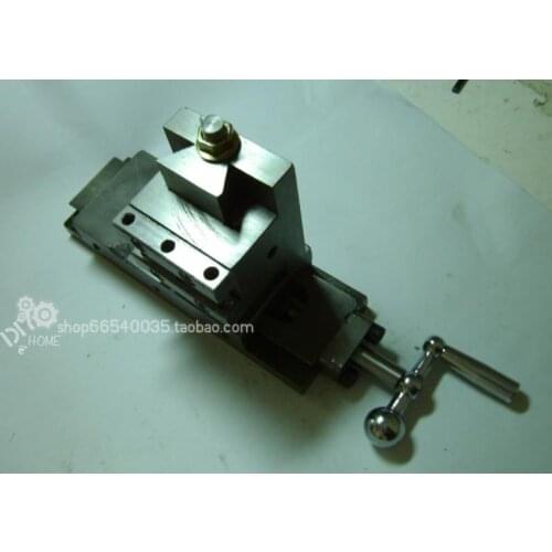 Diy lathe slide table tool holder homemade lathe tool holder assembly DIY lathe tool holder height liftable knife holder