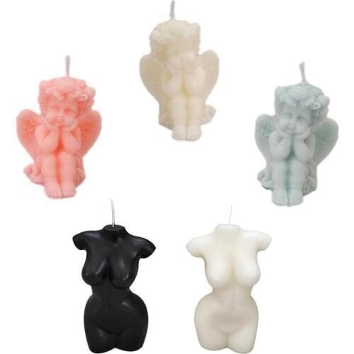 Hot 3D Body Shape Silicone Mold DIY Crystal Epoxy Resin Candle Mold Handicraft Jewelry Decoration Acessories Human Shape Tools