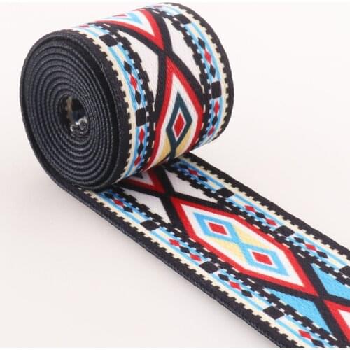 1.5“ Wide Webbing,Cotton Webbing Bag strap strap handle,Purse Straps,Belting-1-5 yards-Diamond pattern -38MM