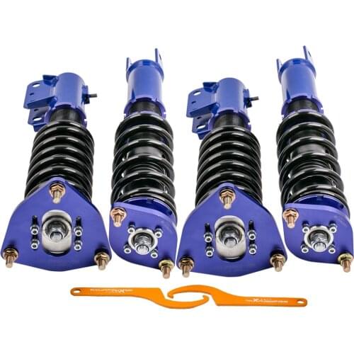 4PCS full Coilover Spring Struts Set For Mitsubishi Lancer EVO 7 8 9 2001-2007 Suspension Shock Absorber