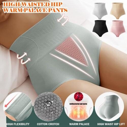 Shapers Women High Waist Body Shaper Slimming Butt Lifter Shapewear Underwear Tummy Control Panties Graphene Cotton Warm 2021