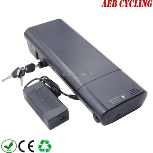 Lithium ion battery pack 36V 11.6Ah SL rear rack battery for city bike folding bike with charger
