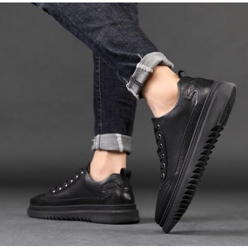 Moccasins leather casuales shoes-for-men male office genuine man sneakers sapato de homme zapatillas soulier mens fashion 2020