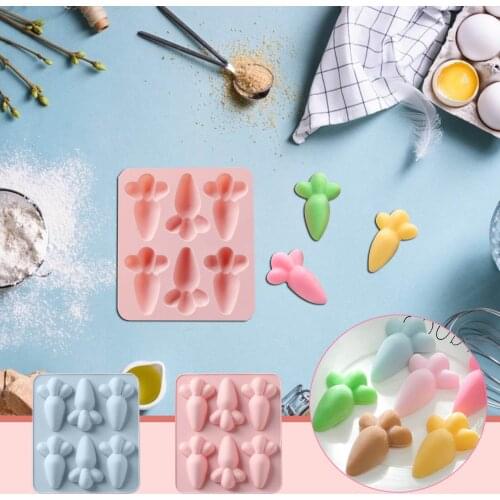 Carrot Silicone Cake Mold Muffin Chocolate Cookie Baking Mould Pan Cake Mold Sugar Craft Chocolate Moulds Tools Ice Block Soap