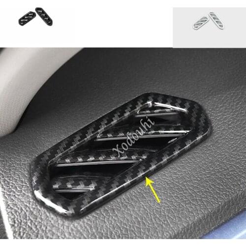 For Volkswagen VW T-cross Tcross 2018 2019 2020 2021 Sticker Body Cover Garnish Detector Trim Front Air Condition Outlet Vent