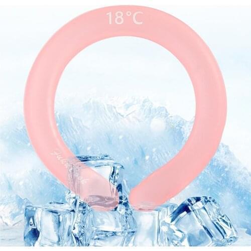 Summer Neck Cooling Ring Ice Cushion Tube Heatstroke Prevention Cooling Tube Ice Cushion Chill Cycling Running Outdoor Equipment