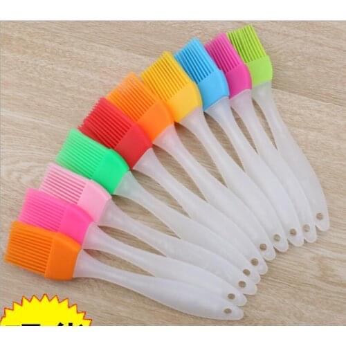 Wholesale 1000pcs Multi Color Silicone Basting Pastry Brush Oil Brushes For Cake Bread Butter Baking Safety BBQ Barbeque useful