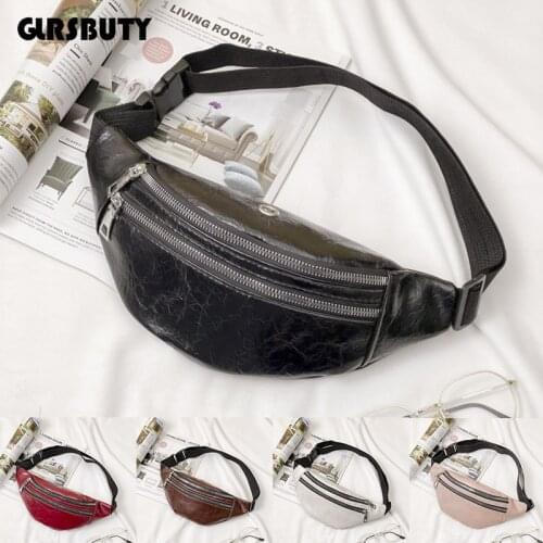 Women Belt Bag 2021 Fanny Banana Pack with Earphone Hole Hip Bum Sling Chest Crossbody Daypack Phone Card Holder for Girl Men