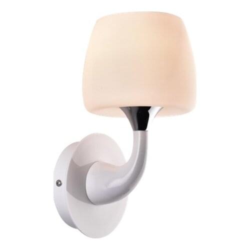 Simple Modern Wall Sconces Creative Iron Glass LED Wall Light Fixtures For Home Indoor Lighting Bedside Wall Lamp Lamparas