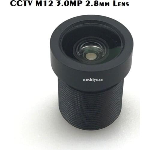 2.8mm Lens 3.0 MegaPixel Wide-angle 120 Degree MTV M12 x 0.5 Mount Infrared Night Vision Lens For CCTV Security Camera