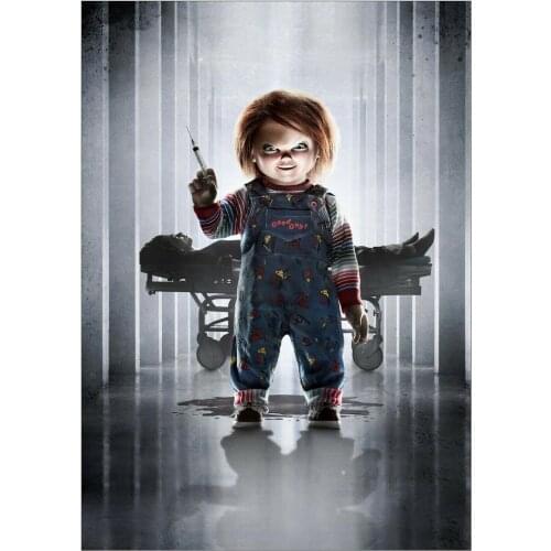 Chucky Scary Horror Classic Movie Art print Silk poster Home Wall Decor